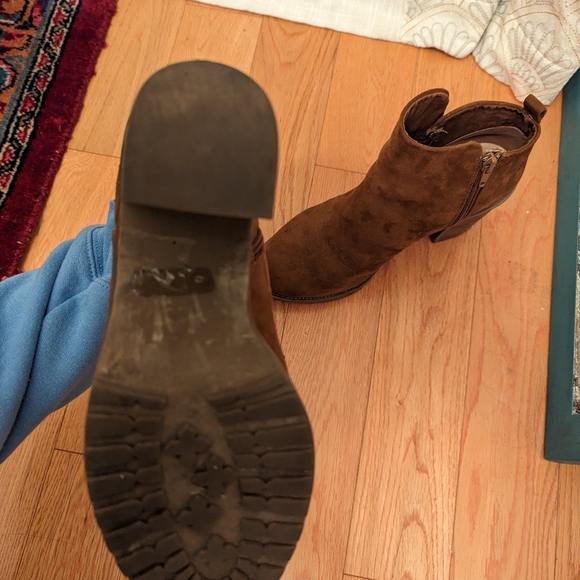 Platform Suede Boots - Picture 4 of 5